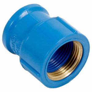 Luva Soldável 25x1/2 Bucha Latão Azul