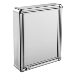 Armário Plástico Cinza com Perfil de Alumínio 35X45 LBP12/S Sobrepor Astra
