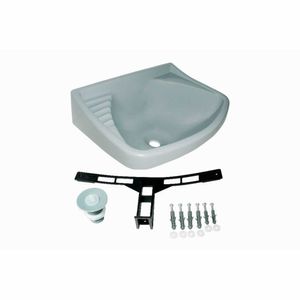 Lavatório de Plástico 50x40cm 8L LV3 Branco Astra
