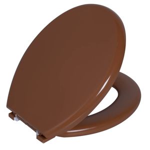 Assento Sanitário Almofadado Oval TPK/AS Caramelo 2 Astra