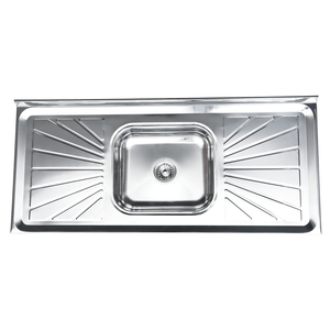 Pia 200x53 Com Escorredor Sem Valvula Inox Zilei