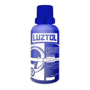Corante 50ml Liquido Azul Bisnaga Luztol