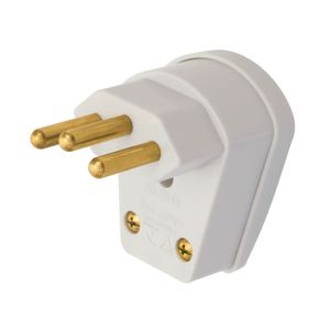 Pino Triplo 2p+t Macho 10a 250v Reforçado Perlex