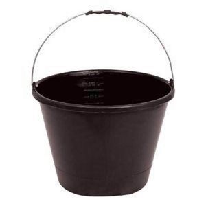 Balde para Concreto 12L Preto Japi