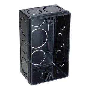 Caixa 4x2 Parede Pvc Preta