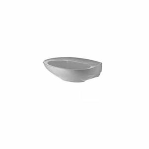 Lavatório para Coluna 47x42,5cm Cinza Cromo Logasa