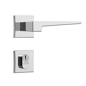 Fechadura Roseta 55 3200 Classic Quadrada Externa Cromado Stam