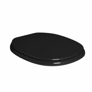 Assento Sanitário Plástico Aspen Preto 95 Deca