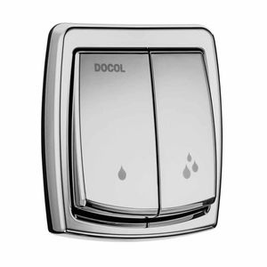 Acabamento para Válvula de Descarga Base Docol Salvagua Box Cromado Docol