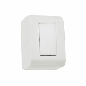 Caixa de Sobrepor 1 Interruptor Simples Liz Flex Branco Tramontina