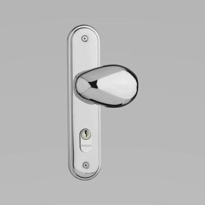 Fechadura Concept em Zamac Espelho 404 Externa Cromado Pado
