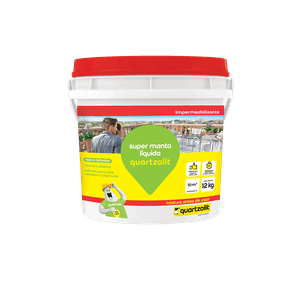 Impermeabilizante 12kg Super Manta Liquida Branca Quartzolit