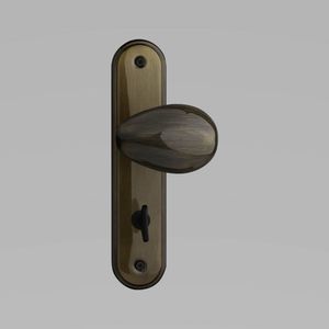 Fechadura Concept em Zamac Espelho 404 Banheiro Bronze Inoxidado Pado
