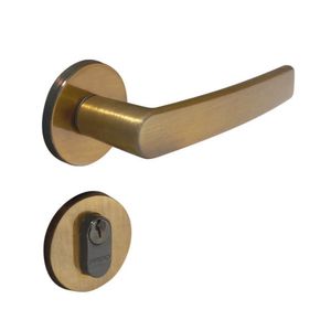 Fechadura Roseta Concept em Zamac 401 Externa Bronze oxidado Pado