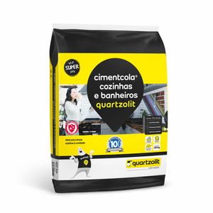 Argamassa Cimentcola 20kg Cozinhas e Banheiros Quartzolit