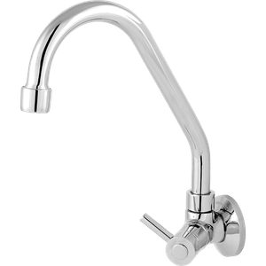 Torneira de Parede para Cozinha Plena Giratória Cromado 2060 C62 Imperatriz