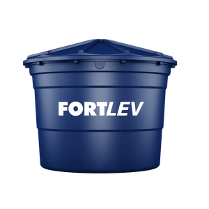 Caixa D'água 5.000L de Polietileno com Tampa Azul Fortlev