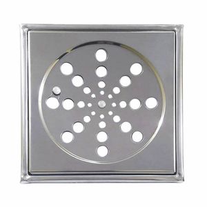 Grelha Inox para Ralo 10x10 Stand com Caixilho Quadrado Kitinox