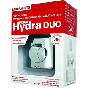 Kit Conversor 1.1/2 Duo Flux Cromado Hydra Max