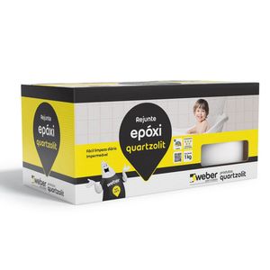 Rejunte Epóxi Bege 1kg Quartzolit