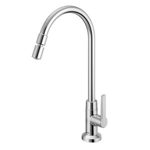 Torneira de Mesa para Cozinha Bica Alta Gali Cromado 801306 Docol