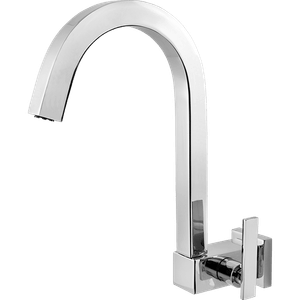 Torneira de Parede para Cozinha 1/4 Perfetto Giratória Cromado 4503 C68 Imperatriz