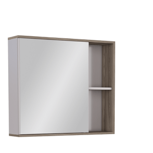 Espelheira em Madeira MDP 60x52,4x13,2 Caete Nude/Tamarindo Cozimax