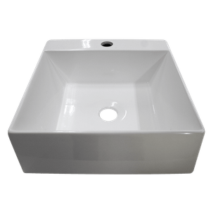 Cuba de Apoio 36x34 Mármore Sintético Cubo Branco Cozimax