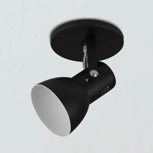 Spot Cone SP1910 1 Lâmpadas Preto Kin Light