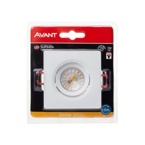 Spot Supimpa 3W LED Quadrado Embutir NH250 3000K Bivolt Avant