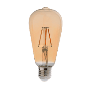Lâmpada Retro Pera 2W LED Filamento 2200K E27 Bivolt ST64 Avant