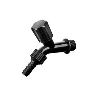 Torneira de Parede para Jardim PVC 1/2 e 3/4 Slim Preta Krona