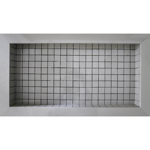 Nicho 30x60x10 Porcelanato com Mosaico 60 Forti Anticatto