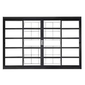 Janela de Correr 100x120x12 Romex Fit Grade Quadriculada Ramassol