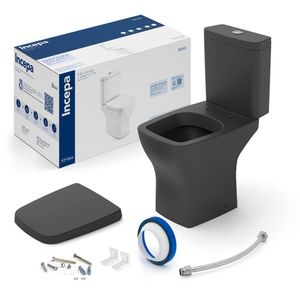 Kit Bacia para Caixa Acoplada e Itens de Instalação Boss Onix Incepa
