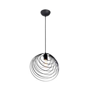 Pendente Kaus Aço 1xE27 Preto Fosco Avant