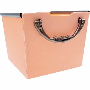 Cesta Pequeno 17x17x13.8cm Organizadora Terracota Dello