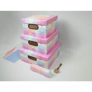 Caixa Grande 35x35x16cm Organizadora Tie Dye Sunnyday Dello