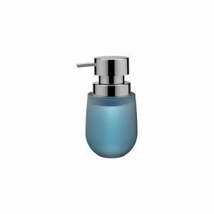 Porta Sabonete Liquido Belly Soft Azul Glacial Translucido Martiplast