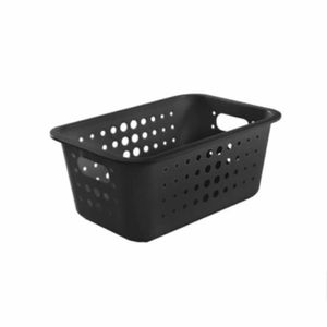 Cesta Organizadora M Preto Fechado Martiplast