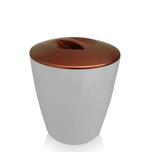 Lixeira 5 Litros Vintage Cobre Fechado Martiplast