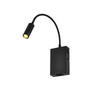 Arandela Lettura 3W LED 2700K Preto Fosco Avant