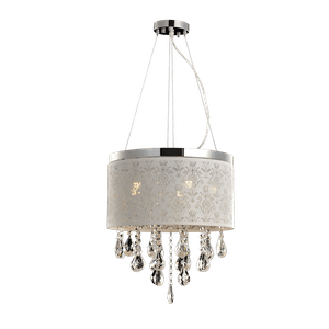 Lustre Duquesa Coroa 5xG9 Branco Fosco Avant
