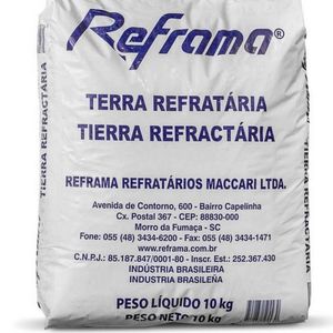Terra Refrataria 10kg Churraqueira Reframa