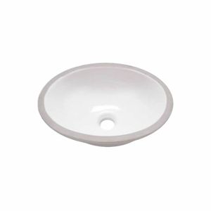 Cuba de Embutir 49,5x33cm Oval Branco Celite