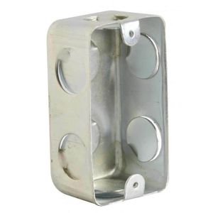 Caixa de Tomada 4x2 de Ferro Esmaltado Parede