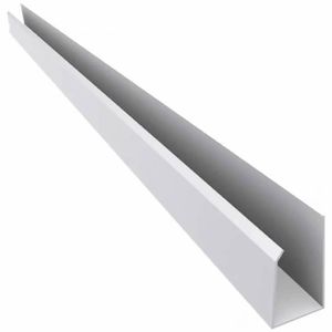 Arremate 6.00m 06mm/10mm Pvc U Forro Branco Mais Pvc