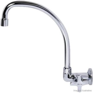 Torneira de Parede para Cozinha Max Bica Móvel Cromado 1168.C34 Deca