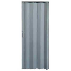 Porta Sanfonada 210x60 PVC Cinza Belplast