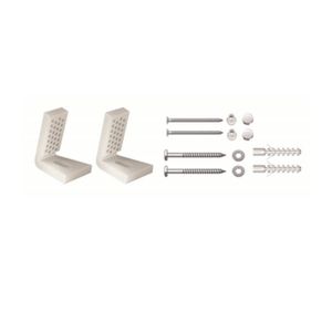 Parafuso Para Bacia Luxo Com Fixador Lateral Cromado Deca